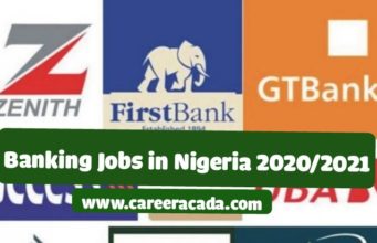 banking jobs in Nigeria 2020/2021