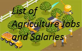 Agriculture Jobs and Salaries